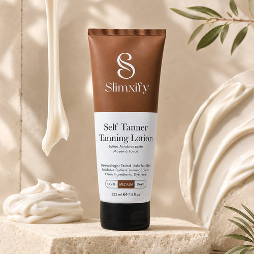 🔥Slimxify® Self Tanner Body Lotion 🌞 Best Gradual Natural Bronzed Sunless Hydrating Streak Free Tanning Glow