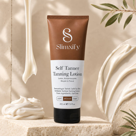 🔥Slimxify® Self Tanner Body Lotion 🌞 Best Gradual Natural Bronzed Sunless Hydrating Streak Free Tanning Glow