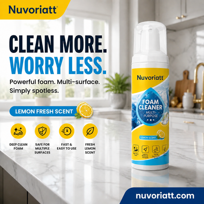 2026 HOT SALE 50K+ SOLD! 50% OFF! Grease & Stain Remover – Foam action, no harsh chemicals. Works on coffee, ink & oil. A true all‑rounder.