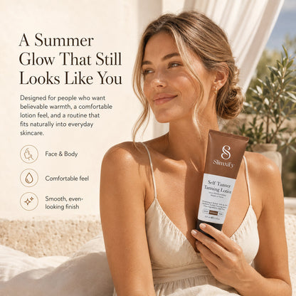 🔥Slimxify® Self Tanner Body Lotion 🌞 Best Gradual Natural Bronzed Sunless Hydrating Streak Free Tanning Glow