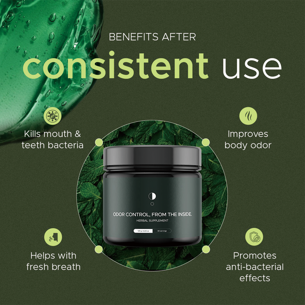 Anti-Bad Breath Herbal Gel Supplement by Nuvoriatt™