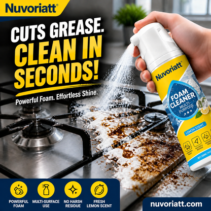 2026 HOT SALE 50K+ SOLD! 50% OFF! Grease & Stain Remover – Foam action, no harsh chemicals. Works on coffee, ink & oil. A true all‑rounder.