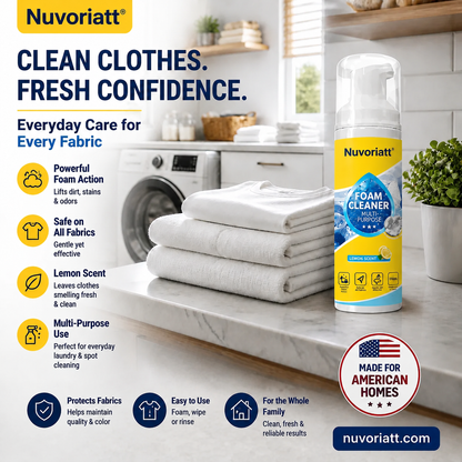 2026 HOT SALE 50K+ SOLD! 50% OFF! Grease & Stain Remover – Foam action, no harsh chemicals. Works on coffee, ink & oil. A true all‑rounder.