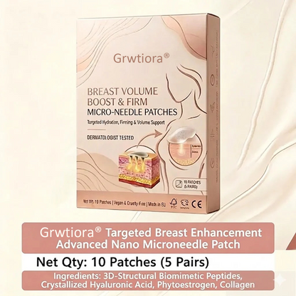 Grwtiora® Targeted Breast Enhancement Advanced Nano Microneedle Patch