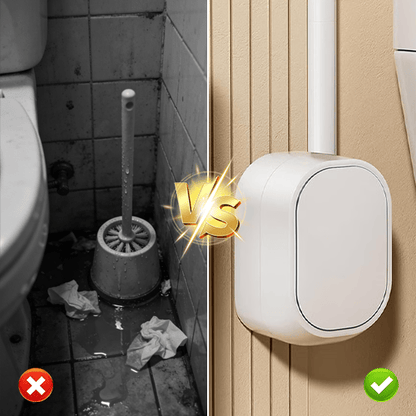 Disposable toilet cleaning system with hygienic replaceable heads