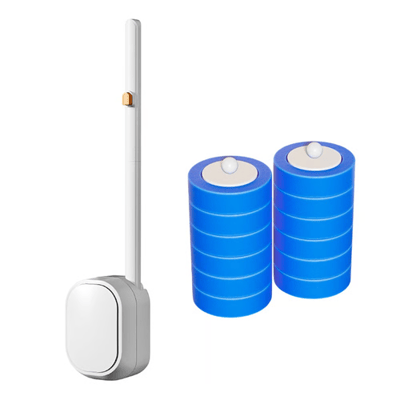 Disposable toilet cleaning system with hygienic replaceable heads